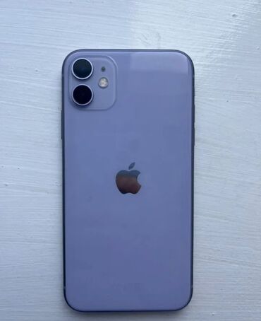 айфон 11про макс новый: IPhone 11, Колдонулган, 128 ГБ, Заряддоочу түзүлүш, Коргоочу айнек, Каптама, 73 %