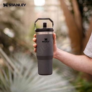 термобутылка: 🟠 Термобутылка STANLEY FLIP STRAW TUMBLER BOTTLE 887 ML 🟠 ⠀ Stanley — 6