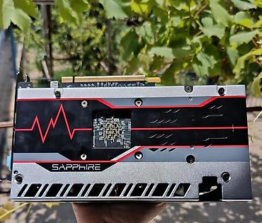 komputer aksesuarları: Videokart Sapphire Radeon RX 580, 8 GB, İşlənmiş — 6