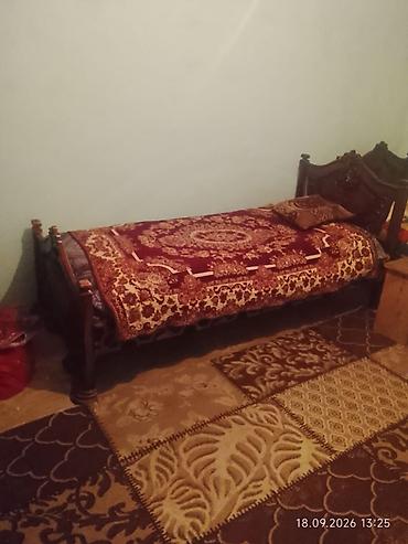 şeki: Kirayə verilir: 2 otaqlı sadə mənzil (mebellə) - Otaqlar: qonaq otağı — 4