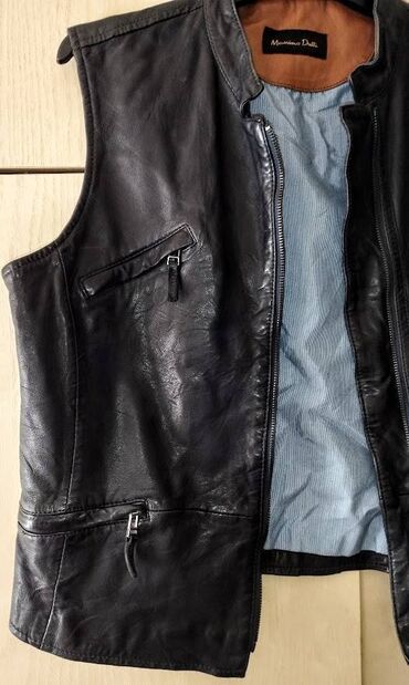 Prsluci: Massimo Dutti, L (EU 40), Koža, bоја - Crna — 7