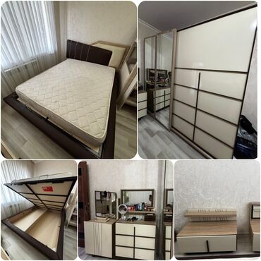 Kreslolar: İkinəfərlik çarpayı, Dolab, Termo, 2 tumba, İşlənmiş