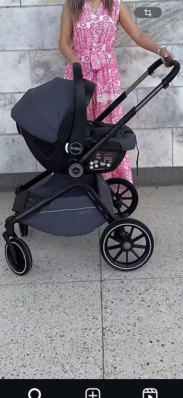 kidilo: Детская коляска 3 в 1 Kidillo (люлька + прогулочный блок + автолюлька) — 3
