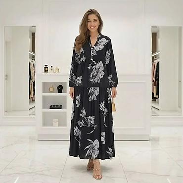 Haljine: Maksi haljina sa floralnim printom - Kroj: duga, lepršava maksi — 4