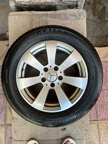disk saat: Mercedes-Benz diski və Petlas təkəri (komplekt) Barter var 18 lik — 1