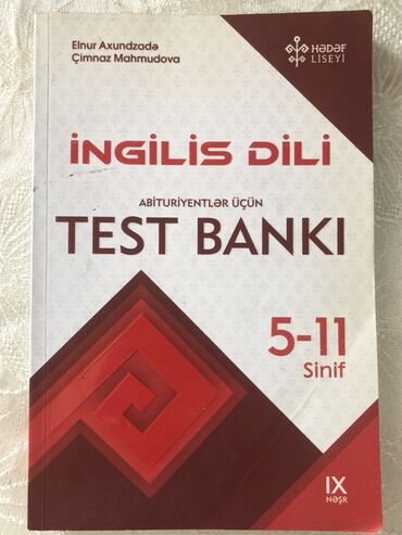 gündüz mirzəbəyli informatika test pdf: Məhsul: İngilis Dili – Abituriyentlər üçün Test Bankı (5–11 sinif) -