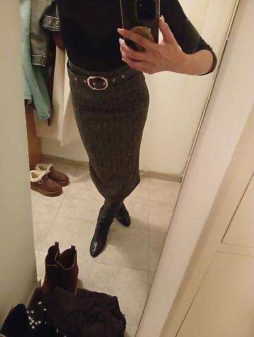 Suknje: Dostava placena,uplata pa slanje.Uska midi suknja sa visokim strukom — 2