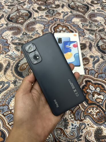 зарядное устройство на телефон: Xiaomi, Redmi Note 11S, Б/у, 128 ГБ, цвет - Серый, 2 SIM