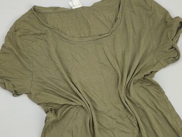 t shirty damskie białe w serek: T-shirt, H&M, M, stan - Zadowalający