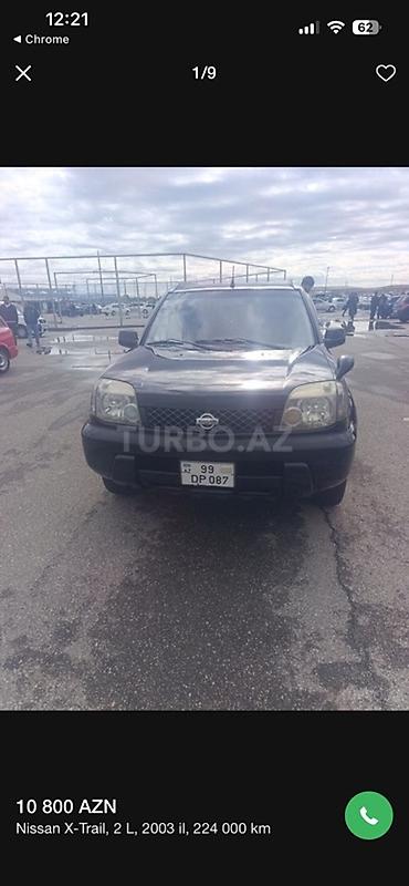 bmw e60 bufer: Nissan X-Trail: 2 l | 2003 il Ofrouder/SUV — 1