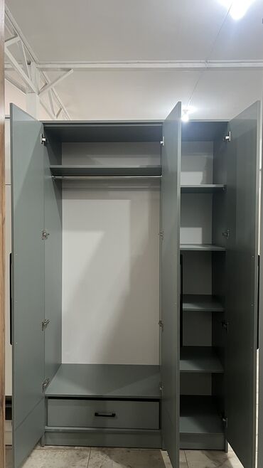 Шкафы для одежды: Шкаф для одежды, Новый, Прямой, ЛДСП — 21