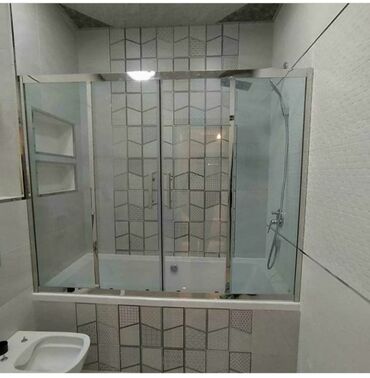 Duş kabinaları, arakəsmələr: Yeni Arakəsmə, Künc üçün, Pulsuz çatdırılma — 7