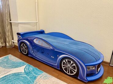 купить топчан бу: Кровать-машинка, Б/у, ЛДСП