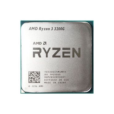 ryzen 5 3600: Prosessor AMD Ryzen 3 3200g, 3-4 GHz, 4 nüvə, İşlənmiş
