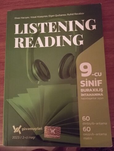Kitablar, jurnallar, CD, DVD: Listening Reafing 9 cu sinif.Kitab tezedi. Ehmedlidedi