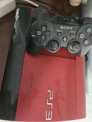 Satılır: Sony PlayStation 3 Super Slim (qırmızı rəng) - Model: PS3 lalafo.az -da Satılır: Sony PlayStation 3 Super Slim (qırmızı rəng) - Model: PS3