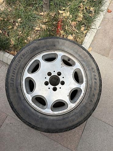 385 55: Шина Bridgestone Dueler H/T 687 с диском - Размер шины: P235/60 R16 - — 2
