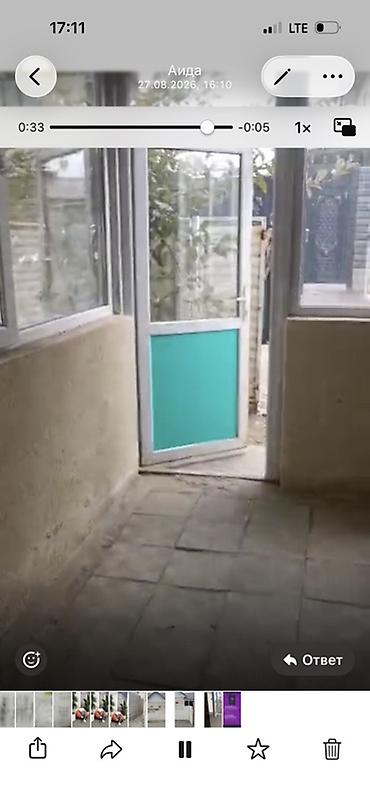Дом с участком. Одноэтажный жилой дом с двускатной кровлей at lalafo.kg Дом с участком. Одноэтажный жилой дом с двускатной кровлей