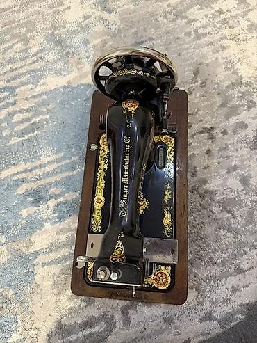 Тиричилик техникасы: Тигүүчү машина Singer, Механикалык, Кол менен — 9