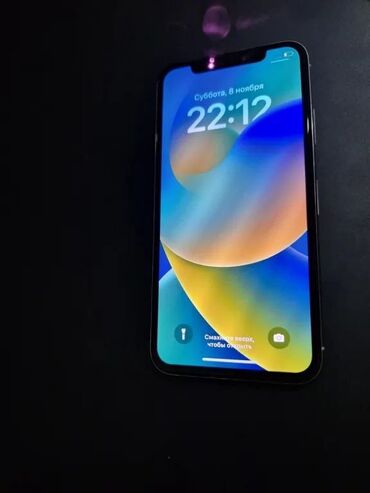 Apple iPhone: IPhone X, Б/у, 64 ГБ, Серебристый, Защитное стекло, Чехол, 100 % — 9