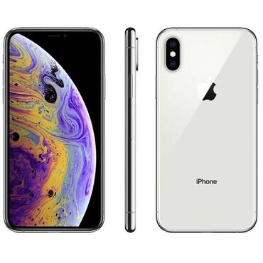 Apple iPhone: IPhone Xs, Б/у, 256 ГБ, Белый, Защитное стекло, Чехол, 100 %