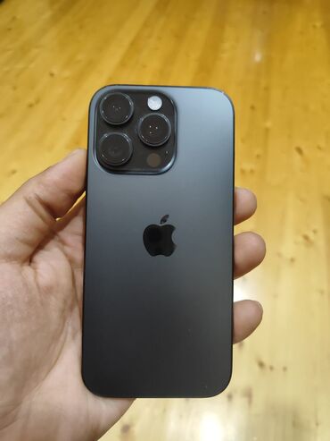 IPhone 16 Pro, 128 GB, Black Titanium, Kredit, Barmaq izi, Face ID