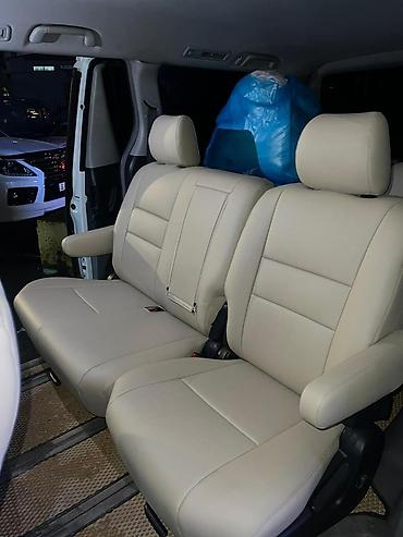 альфард чехол: Чехлы Кожаные, цвет - Черный, Toyota, Новый, Самовывоз — 9