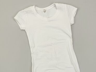 koszulki biale: Футболка, 8 р., 122-128 см, стан - Хороший