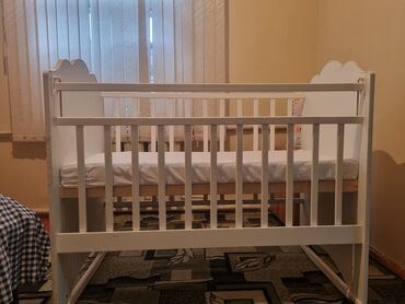 детские кровати 1 5 метра: Детская кроватка-качалка, белая - Классический дизайн с фигурными