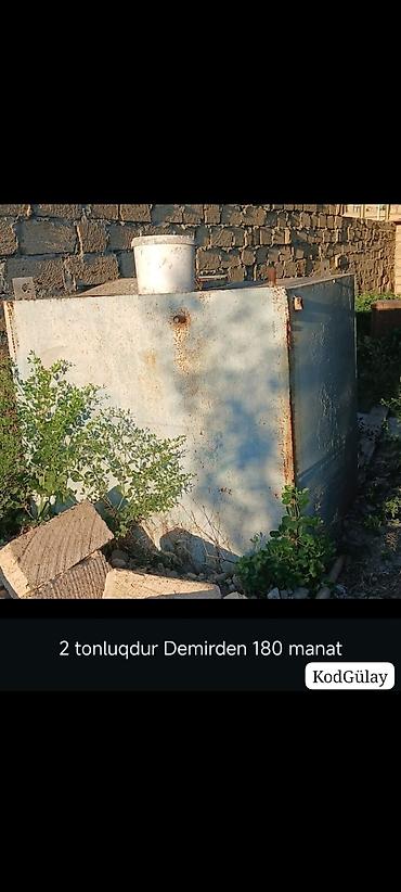 Баки: Metal su/yanacaq çəni - Tutumu: 2 ton - Material: dəmir - Korpus — 1