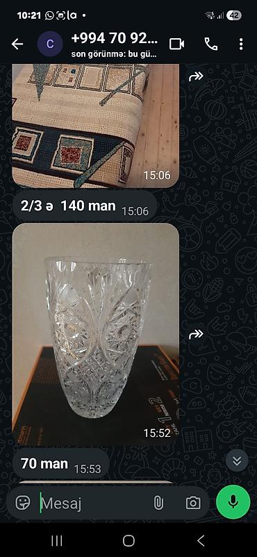 Vazalar: Bir vaza, Xrustal — 1