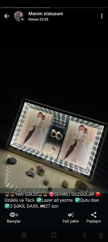 Hədiyyələr: Məhsul təsviri: - Fərdi domino dəsti – qara rəngli qutuda. Qapağın — 5