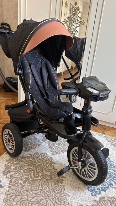 tutek torero universal arabalar: Uşaq üçtəkərli velosiped/kolyaska tipli model - 2‑in‑1 dizayn