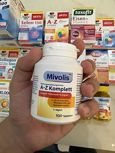 multivitamin: Mivolis A–Z Komplett – uzunmüddətli qida maddələri kompleksi • — 1