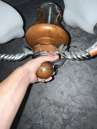 lyustur: Çılçıraq, 3 lampa, Şüşə — 4