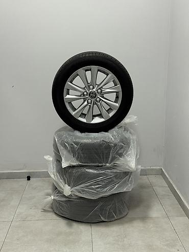 rays volk: Рестайлинговые R16 диски с шинами от Короллы. Размер 205/55R16, шины — 1