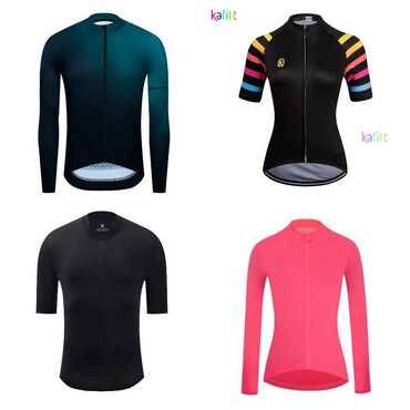 женская спортивная одежда: Велоджерси мужские и женские, новые: 1 – Велокофта утеплённая от