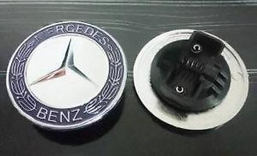 obe: Mercedes znak za haubu 57mm - metalni. Mercedes znak za haubu umesto — 7