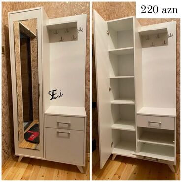 Dolablar: Yeni, 2 qapılı Düz dolab, Dəhliz dolabı — 13