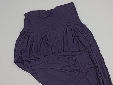 joggery damskie woskowane: Material trousers for women, size XL (EU 42)