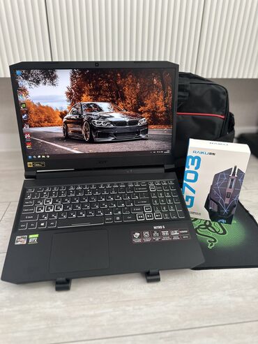 компьютерные мыши hyperx: Ноутбук, Acer, 16 ГБ ОЗУ, AMD Ryzen 7, 15.6 ", Б/у, Для несложных задач, память NVMe SSD