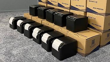 Торговые принтеры и сканеры: Принтер Чеков-Xprinter T80Q 80mm 230mm/s Black USB+LAN Xprinter — 3