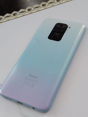 телефон redmi9: Xiaomi, Redmi Note 9, Колдонулган, 128 ГБ, түсү - Көк, 2 SIM