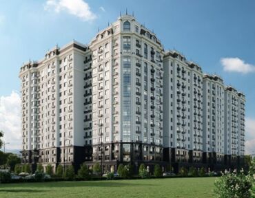 готовые квартиры в рассрочку в бишкеке 2023 год: 2 комнаты, 64 м², Элитка, 7 этаж, ПСО (под самоотделку)