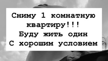 микрорайон квартиры 9: Сниму 1‑комнатную квартиру. Буду жить один. Интересует жильё с