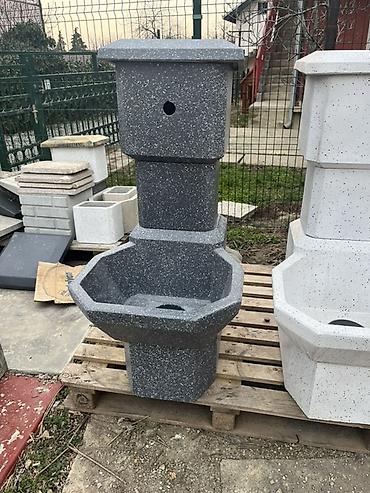 epoxy plastic mannol: Baštenska česma – monoblok od betona (teraco izgled) - Materijal — 1