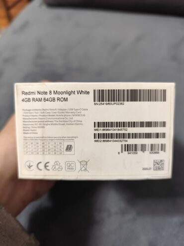 Redmi: Redmi, Redmi Note 8, Б/у, 64 ГБ, цвет - Белый, 2 SIM — 7