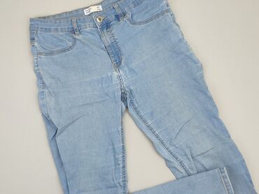 spodnie jeans w kwiaty: SinSay, XL, stan - Dobry