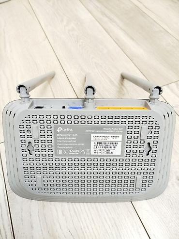 archer c24: Роутер WI FI tp link состояние хорошее цвет черный три онтены блок — 1