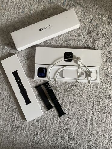 защитные пленки для планшетов 2e: Apple Watch SE Цвет:Черный Оригинал Царапин нету Почти новый Корейский